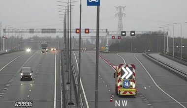 A29 en Haringvlietbrug eerder dan verwacht weer open na kettingbotsing