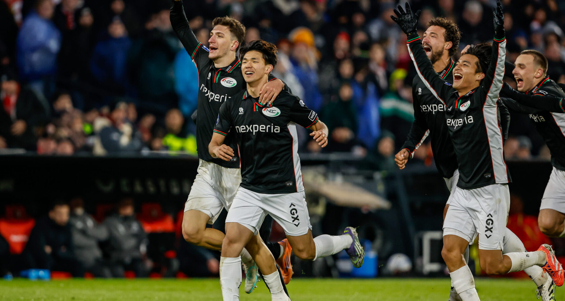 Meerdere erkenningen voor NEC'ers na stunt tegen Feyenoord