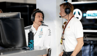 Toto Wolff (l.) en George Kurtz.