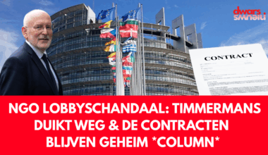 NGO lobbyschandaal: Timmermans duikt weg & de contracten blijven geheim *column*