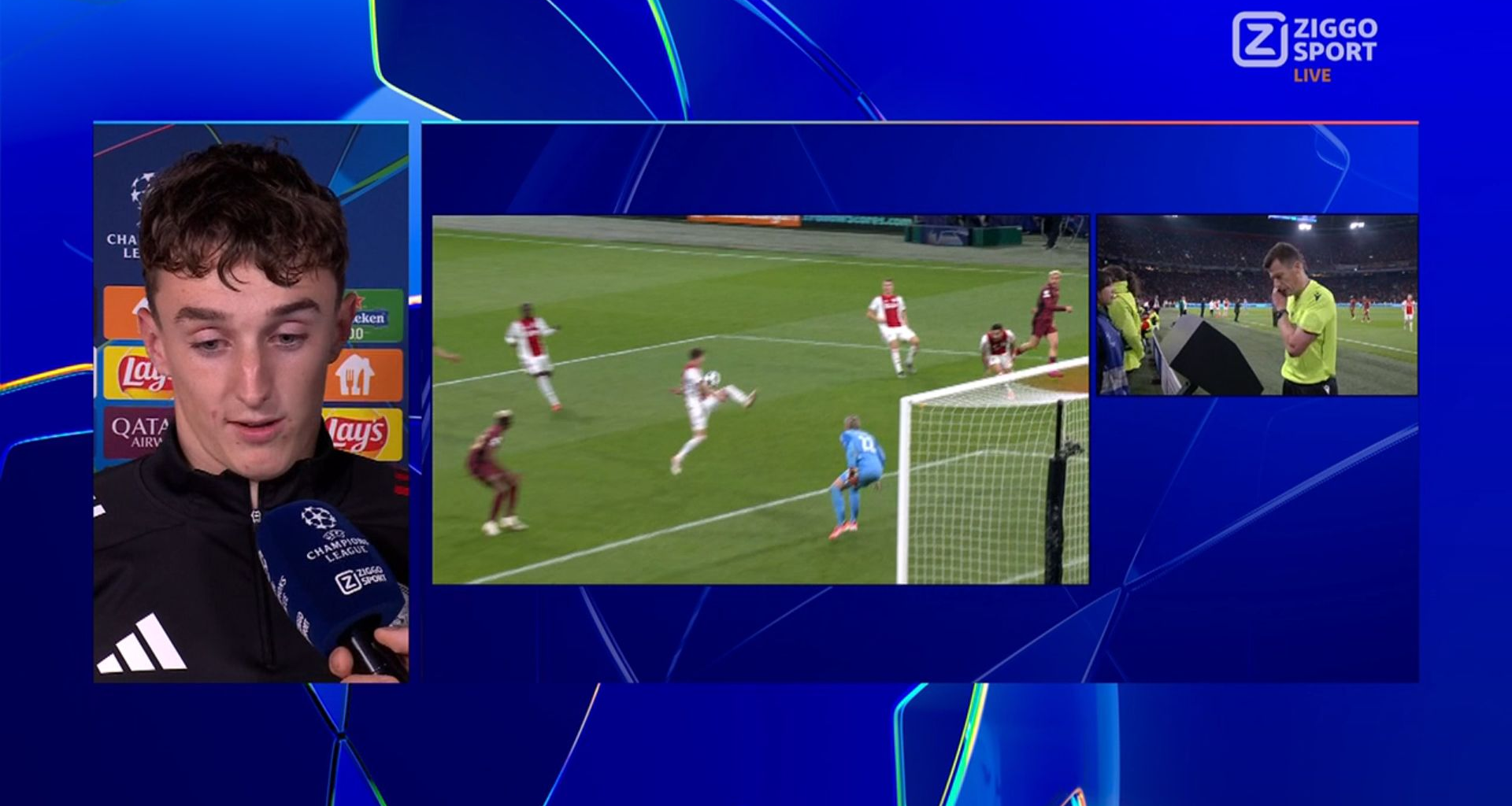 Youri Baas meldde zich bij scheidsrechter na toekennen penalty en kreeg opmerkelijke reactie