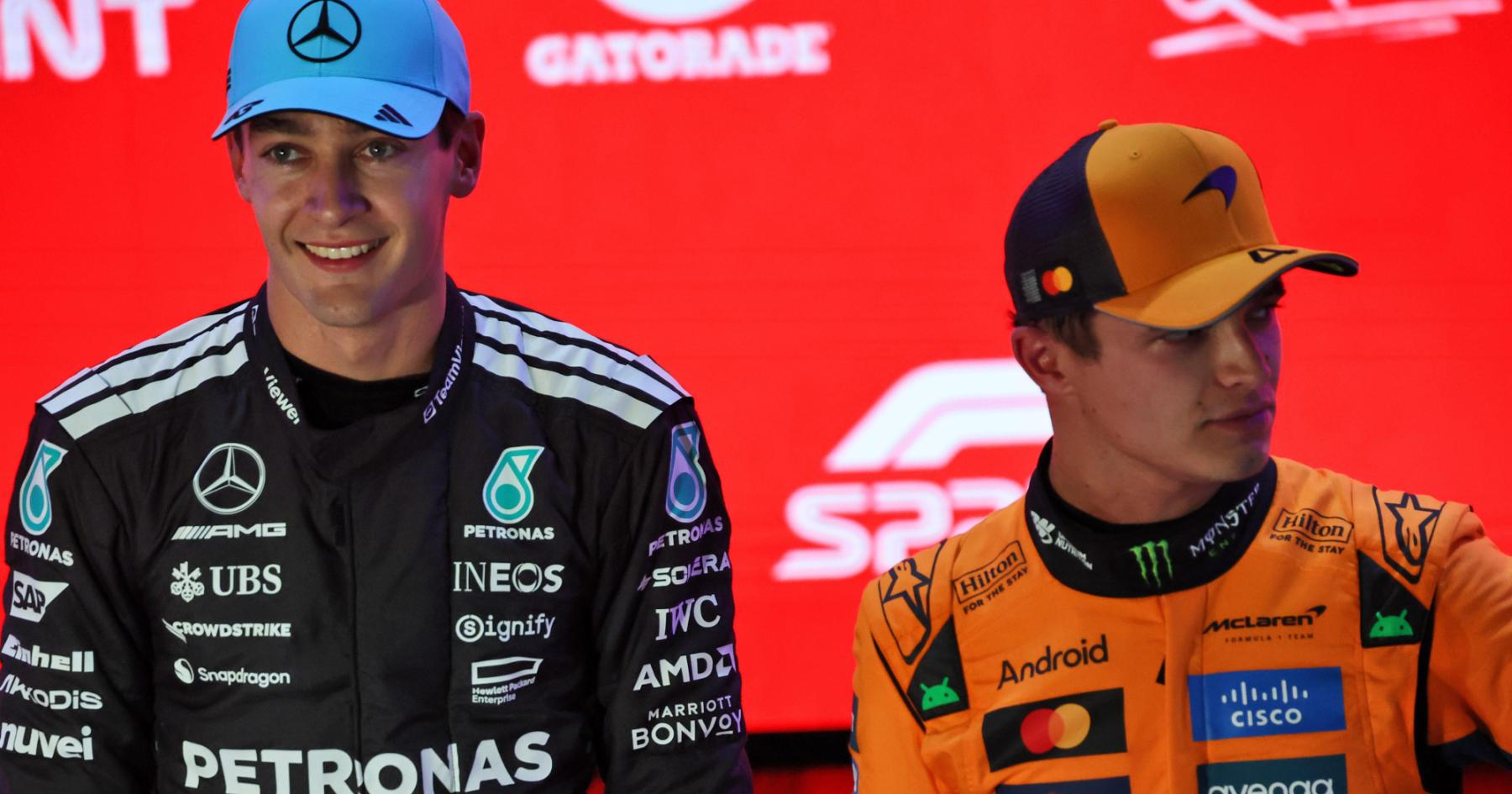 Norris en Russell in ongemakkelijke discussie: "Teleurgesteld in jou"