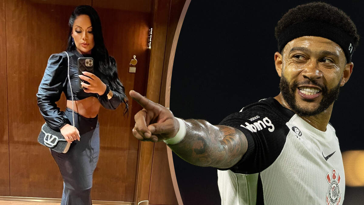 Influencer Laryssa Simões zegt zwanger te zijn van voetballer Memphis Depay.