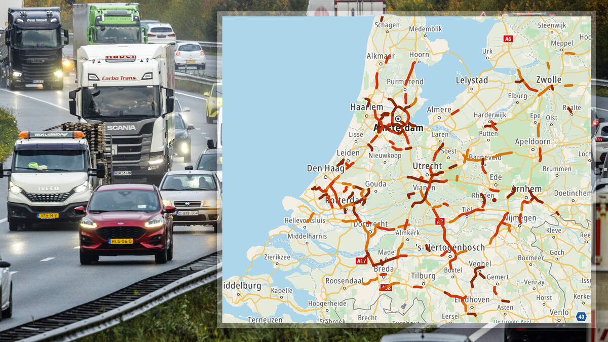 Winters weer en natte sneeuw zorgen voor drukke avondspits - ANWB waarschuwt