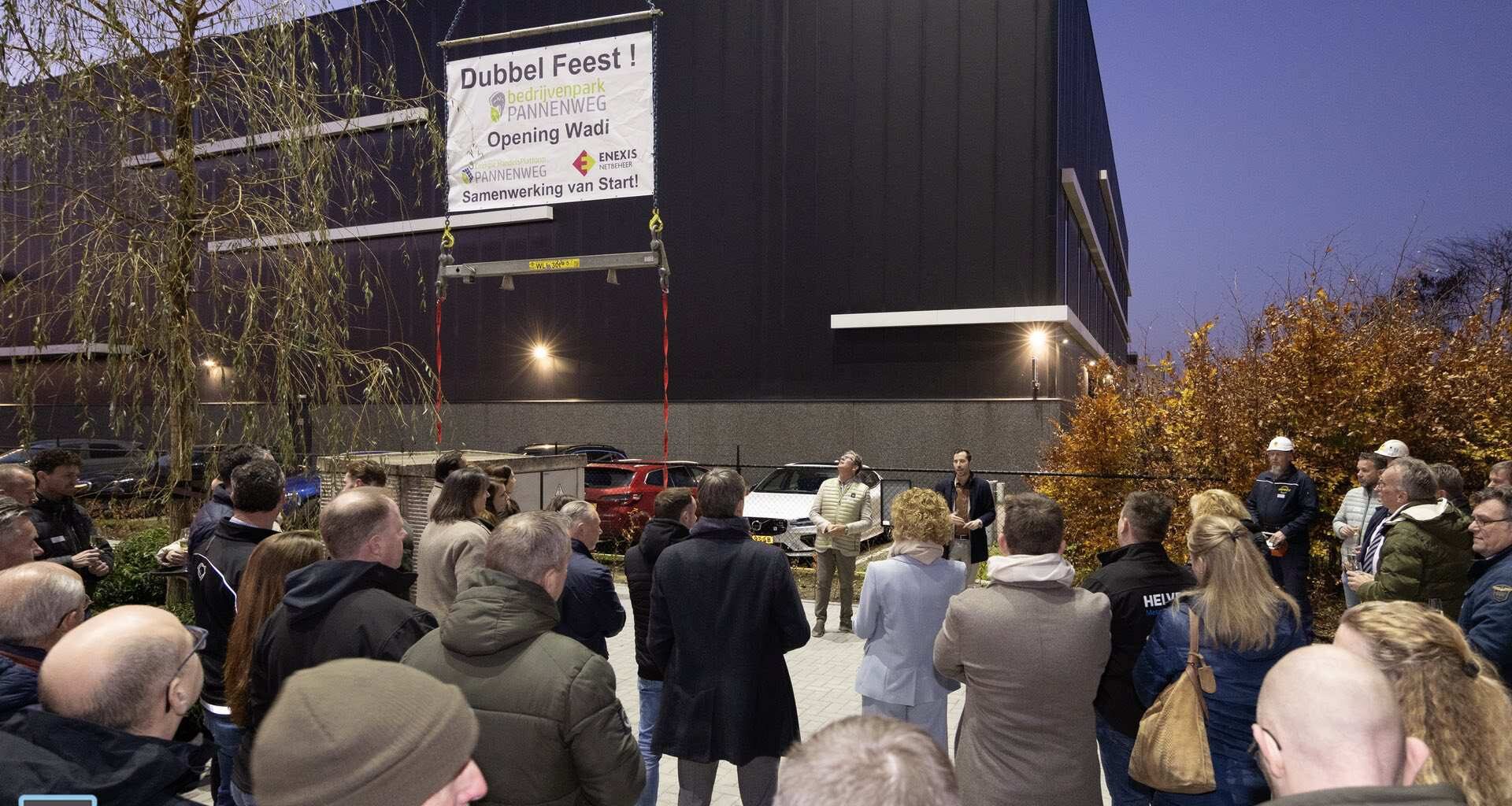 Bedrijven Pannenweg II Nederweert delen energie en vergroenen terrein
