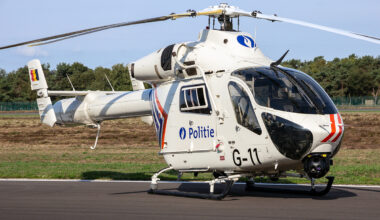 Helikopter ondersteunt politie bij strenge controle op inhaalverbod vrachtwagens op Belgische E314