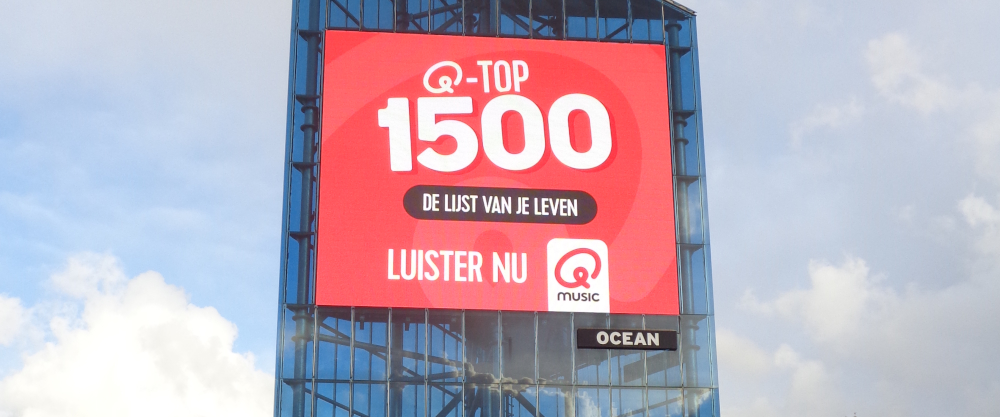 Qmusic start woensdag met nieuwe Q-top 1500