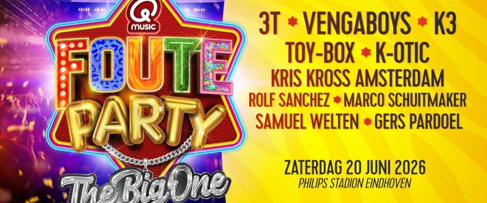 Qmusic viert grootste Foute Party ooit in Philips Stadion