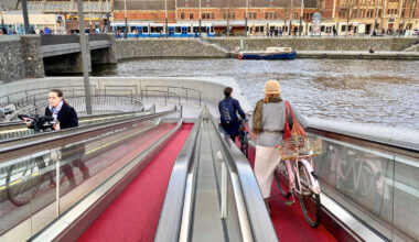 Vanwege de gladheid, kregen de kapotte loopbanden eerder deze maand een rood tapijtje.