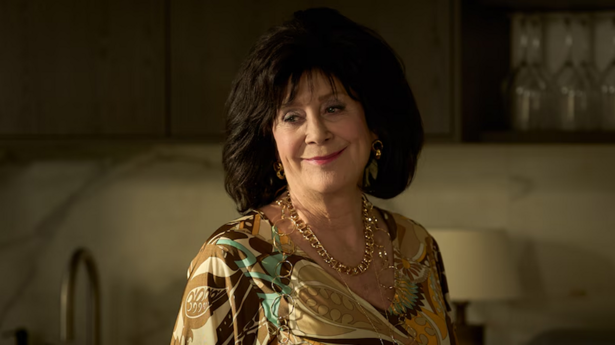 Beppie Melissen in haar rol als tante Cor.