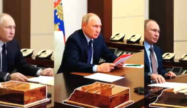 'Bange' Poetin heeft identiek kantoor op verschillende locaties, maar let eens op de details