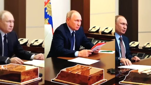 'Bange' Poetin heeft identiek kantoor op verschillende locaties, maar let eens op de details