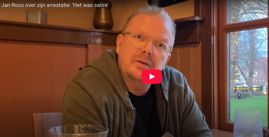 Bergenaar Jan Roos eist schadevergoeding na vrijspraak voor opruiing (filmpje) - Flessenpost uit Bergen