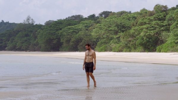 Tobias is geschrokken en wilde niet in een ruzie terechtkomen in 'Expeditie Robinson'