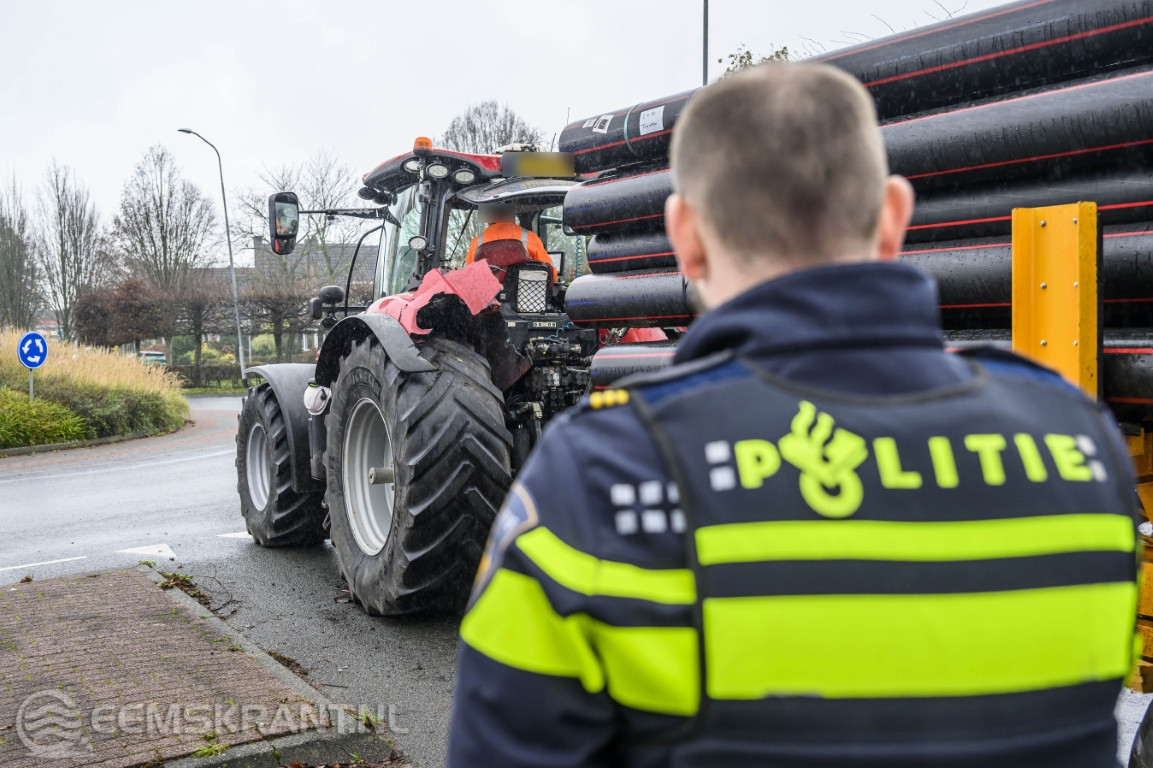 Lading verschuift na noodstop in Appingedam - Eemskrant.nl