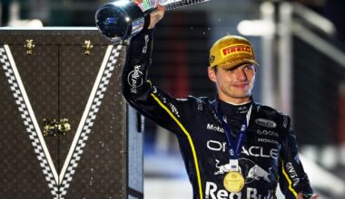 Blije Verstappen geniet van winnend Red Bull: "Grote motivatieboost!"