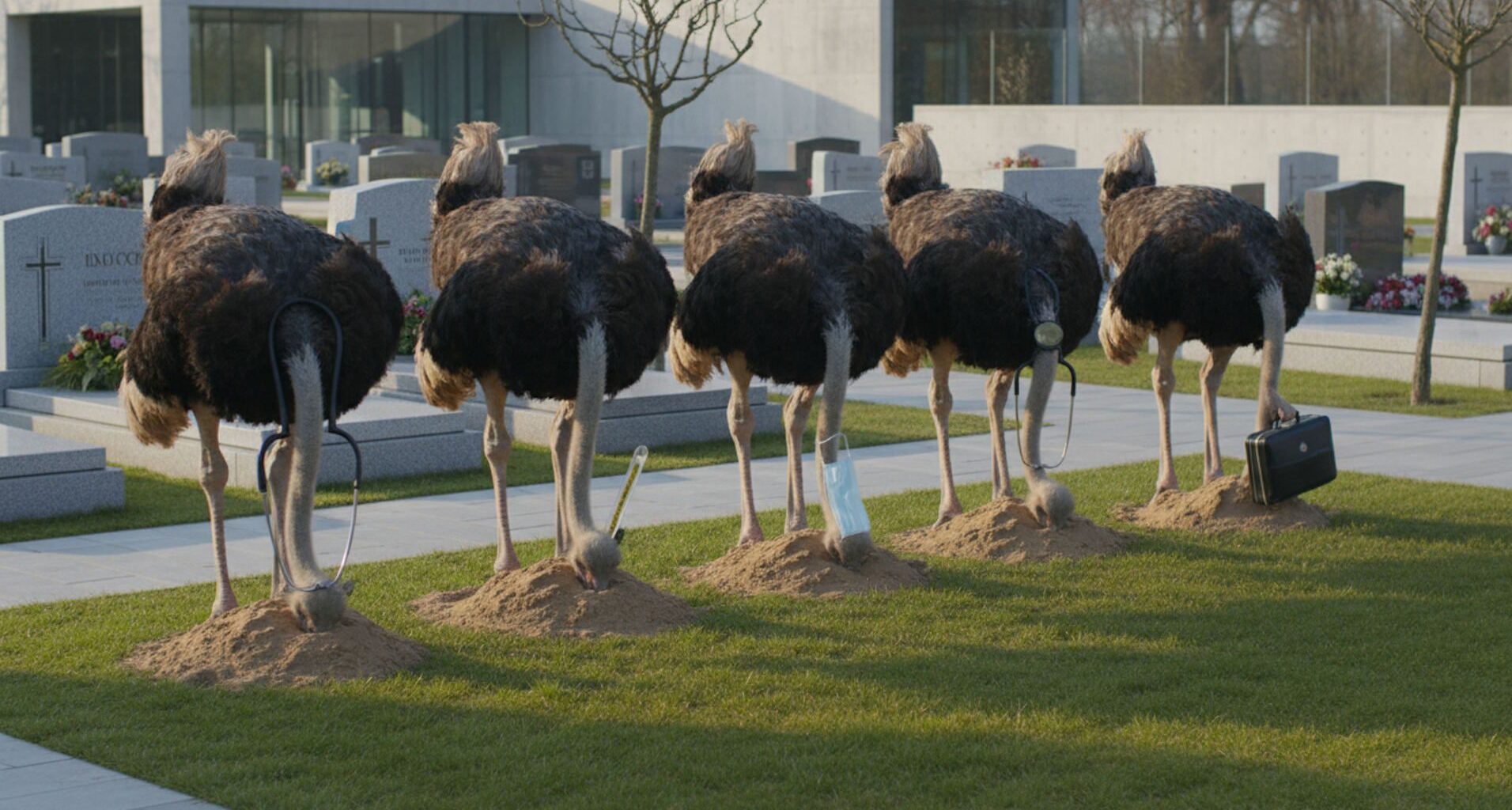 Oorzaak van oversterfte en wetenschappelijk struisvogelgedrag - 112821