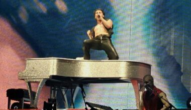 Benson Boone tijdens zijn optreden in de Ziggo Dome.