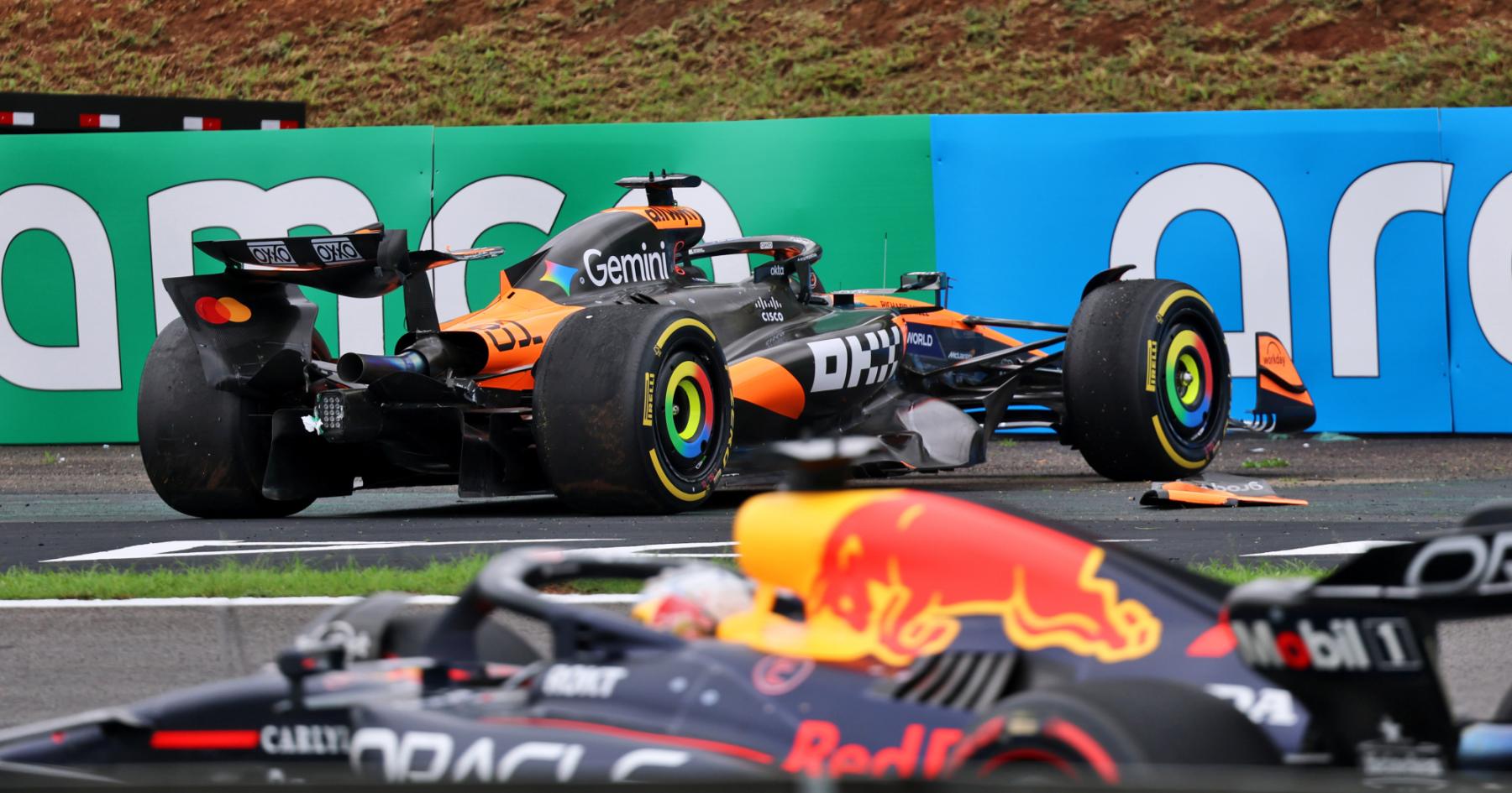WK-stand na sprintrace Brazilië: Verstappen verliest terrein, maar wint op Piastri