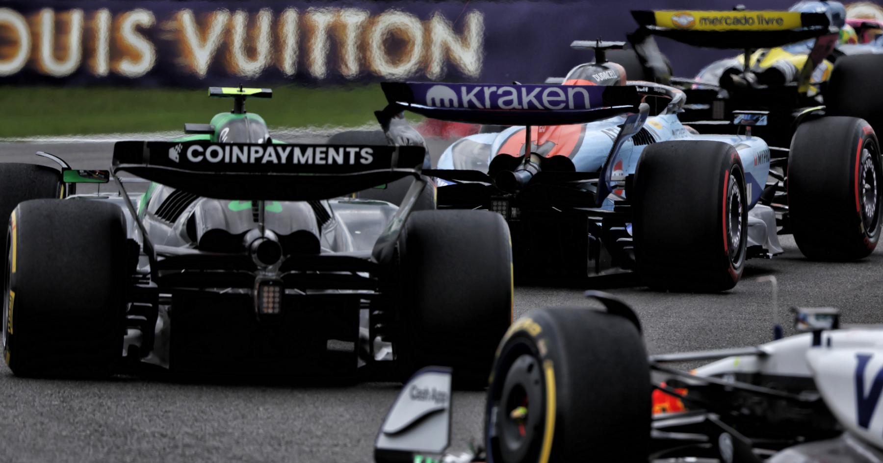 Aangepaste startopstelling Formule 1 GP Brazilië 2025 na straf Verstappen