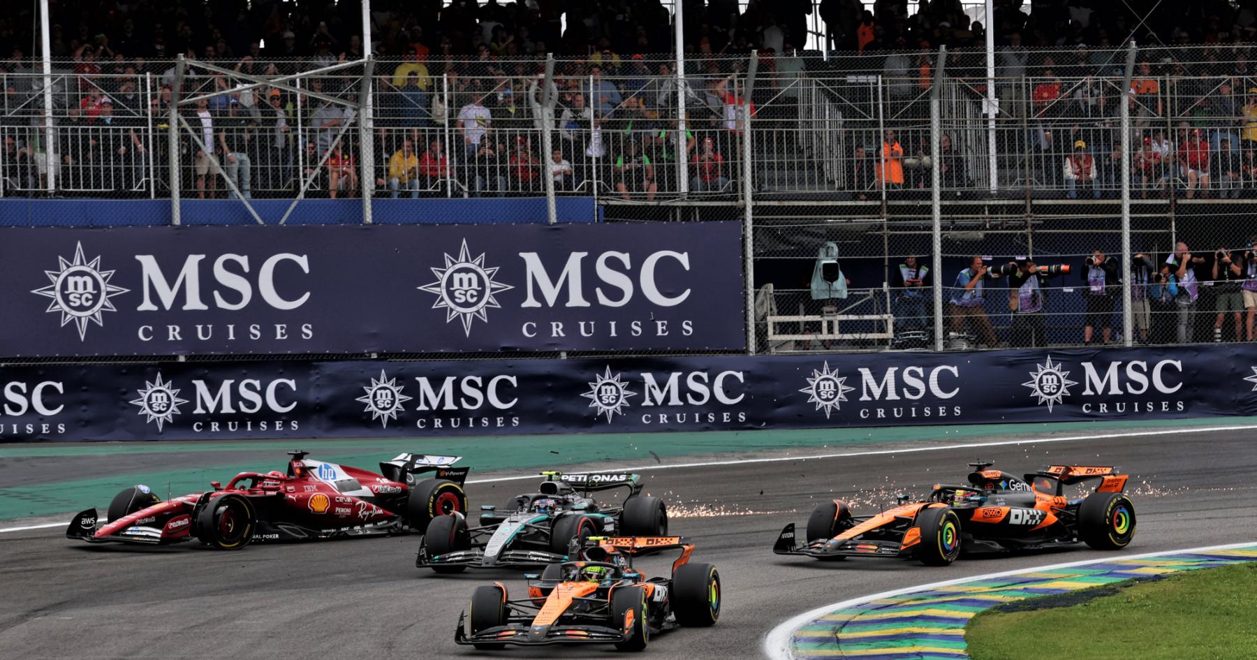 Strafpunten voor drie coureurs na GP Brazilië