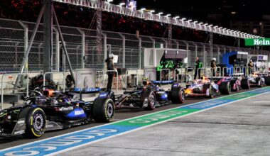 Aangepaste startopstelling Formule 1 GP Las Vegas 2025