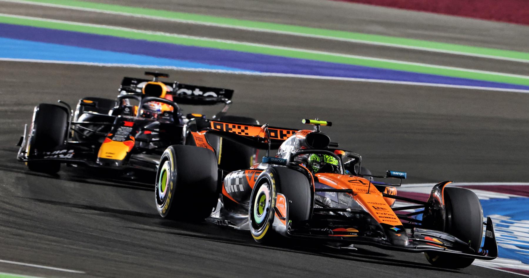 Norris: "Ik heb Verstappen nooit gezien!"