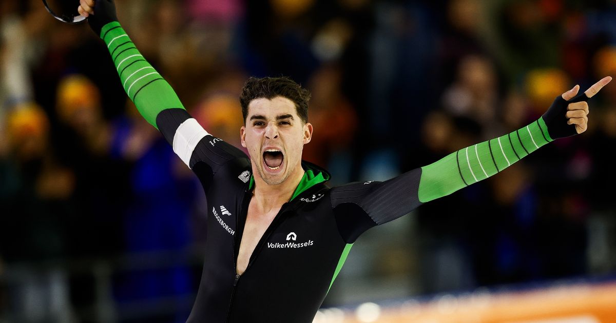 Jenning de Boo laat met baanrecord op de 500 meter Thialf ontploffen - RTV Noord