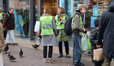 Veel belangstelling voor actie Milieudefensie bij Albert Heijn