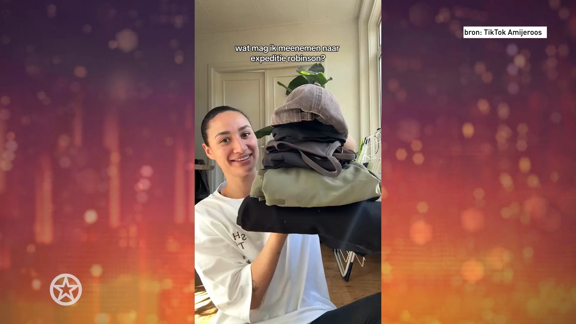 Amije Roos vertelt wat ze mochten meenemen naar Expeditie Robinson