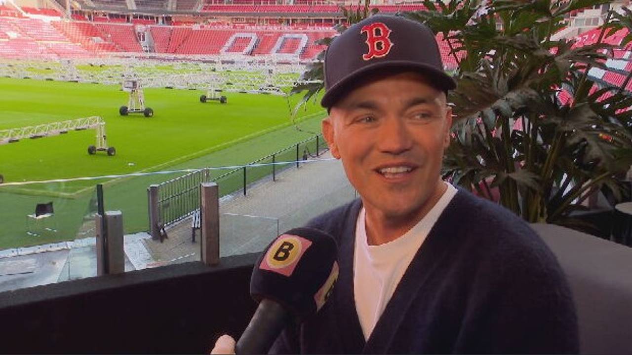 Joël Borelli in het Philips Stadion (Foto: Omroep Brabant).