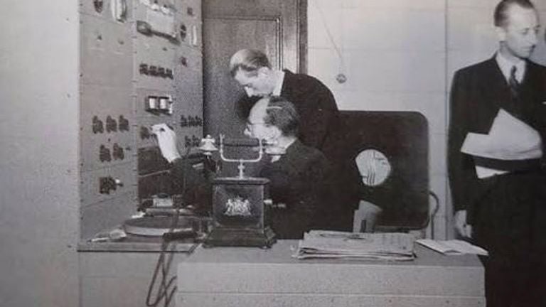 techniek bij Herrijzend Nederland (foto: Nationaal Archief) 