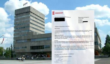 De brief van de gemeente Eindhoven.