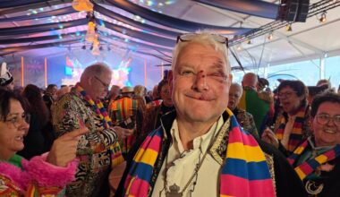 Oud-prins Walter is dinsdag op 11-11 wel gewoon in de tent in Uden te vinden (foto: Noël van Hooft).