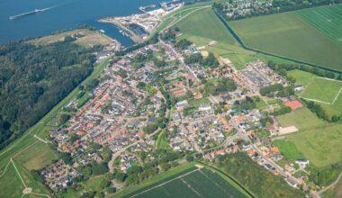 Het dorp Moerdijk (foto: ANP).