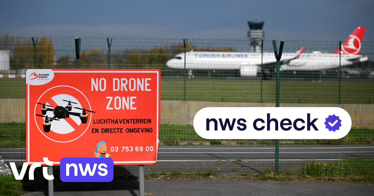 Beelden van vermeende drones boven Brussels Airport en militaire domeinen blijken politiehelikopter en cargovliegtuig