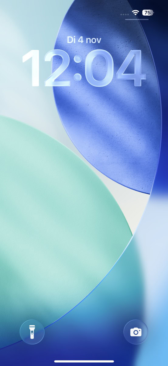 Vergrendelscherm van iPhone