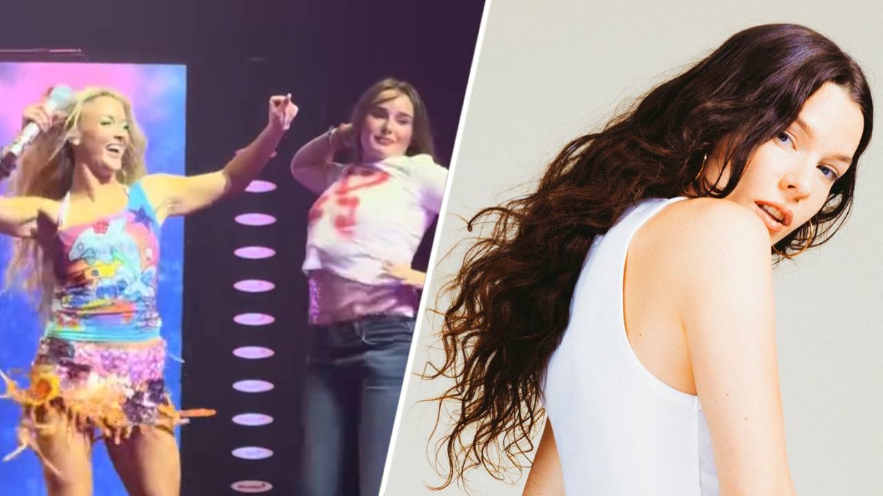 Het virale moment van Zara Larsson en Julia, choreografe Lola Beckers (foto: Jeffrey Mac-Nack).