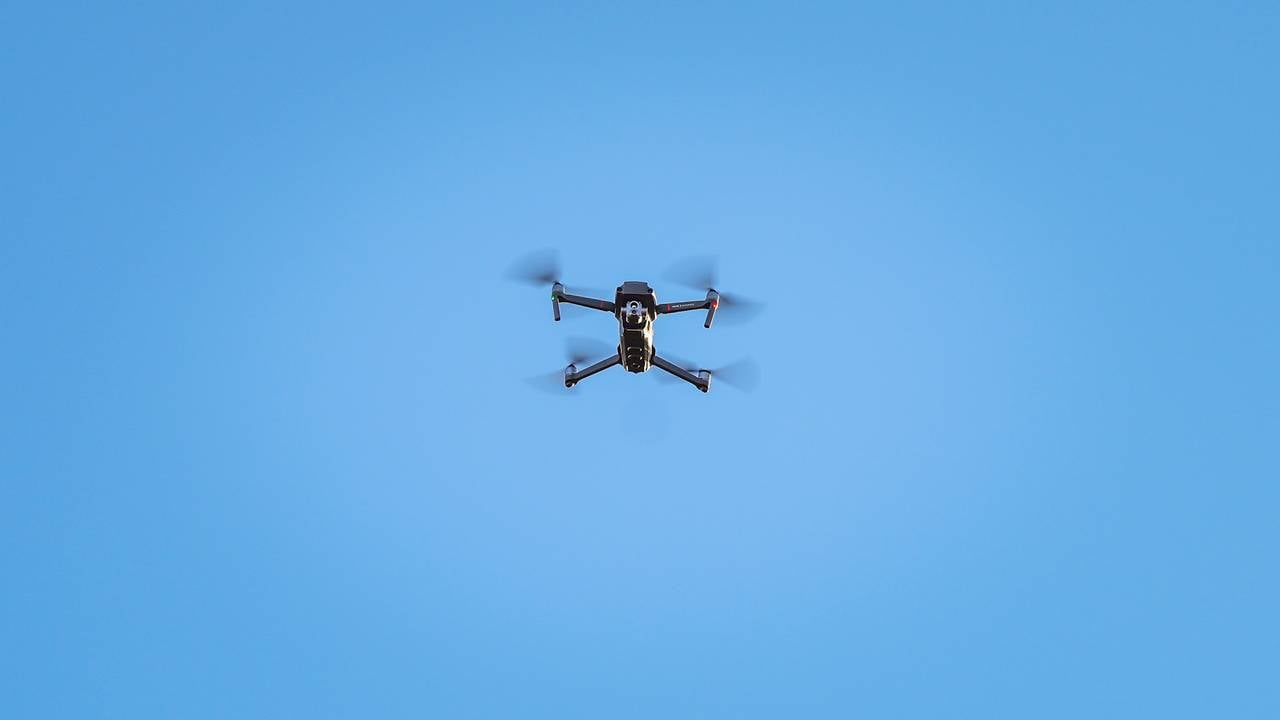 Een drone, niet de drone uit het verhaal (archieffoto: Noël van Hooft).