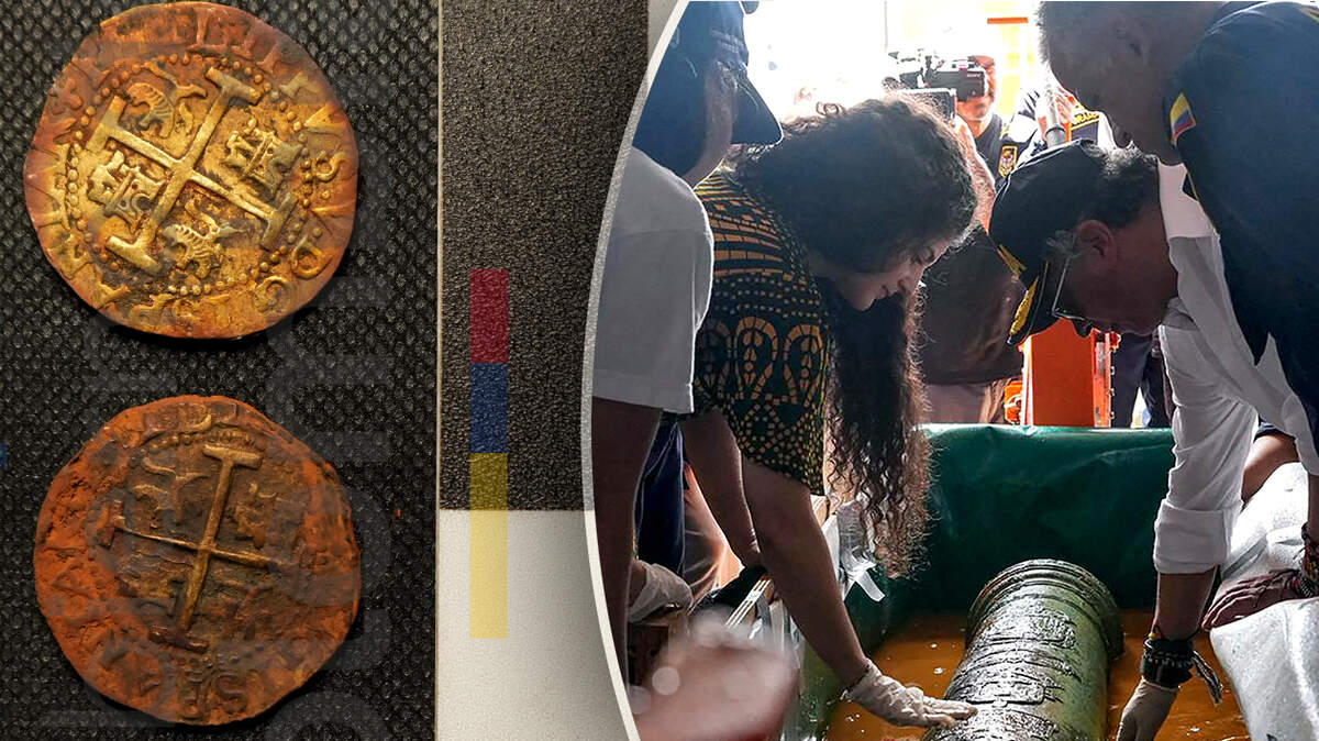 Colombia is begonnen met het opduiken van voorwerpen uit de San José.