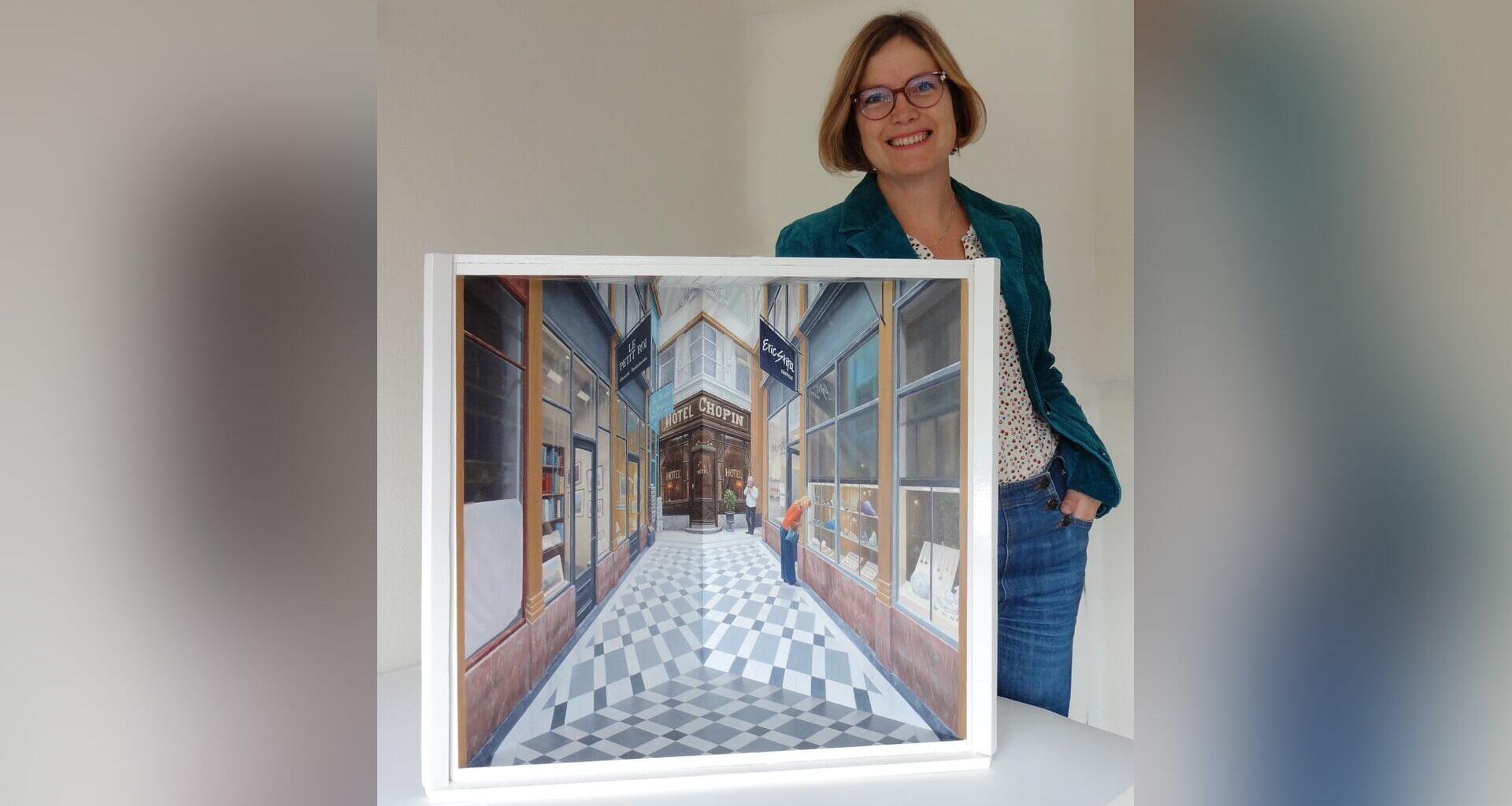 Roos van der Meijden maakt bijzondere perspectiefkast - Adverteren Pijnacker-Nootdorp | Telstar-online