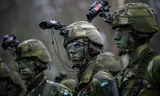 Soldaten van de Zweedse strijdkrachten tijdens een militaire oefening in Kungsangen, in de buurt van Stockholm.