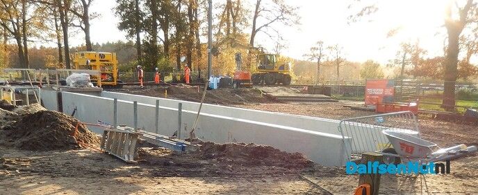 Veetunnels onder het spoor liggen er in - Foto: Willy