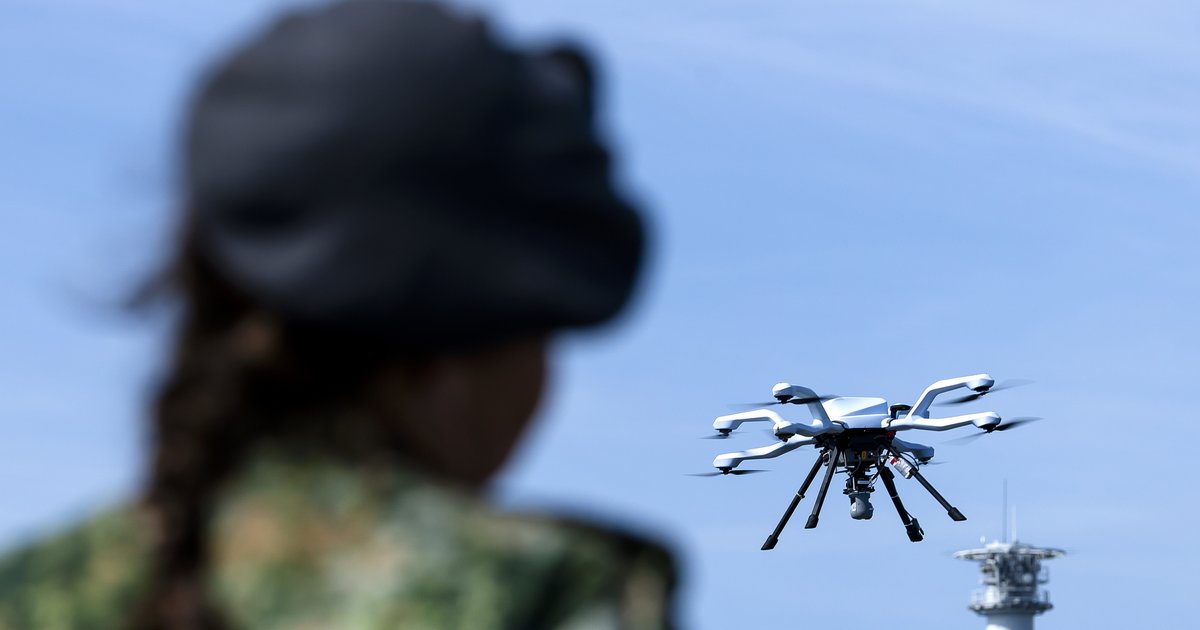 Beeld ter illustratie: drones in Nederlands luchtruim