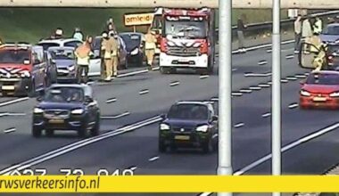 Rijstroken weer vrij na ongeluk op A27 bij Lunetten - RTV Utrecht