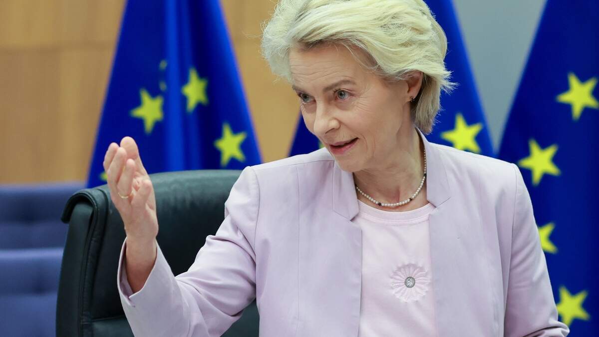 Voorzitter Ursula von der Leyen van de Europese Commissie.
