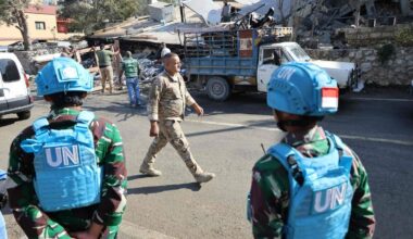 Blauwhelmen van de Verenigde Naties in Libanon.