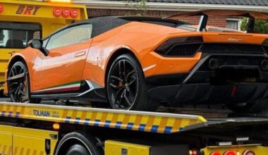 Een van de in beslag genomen auto’s.