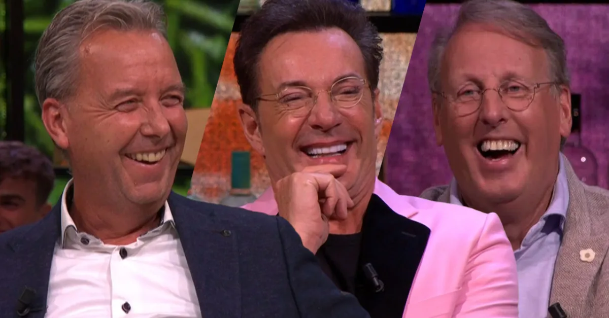 Valentijn Driessen, Gerard Joling en Chris Woerts maandagavond te gast bij Vandaag Inside