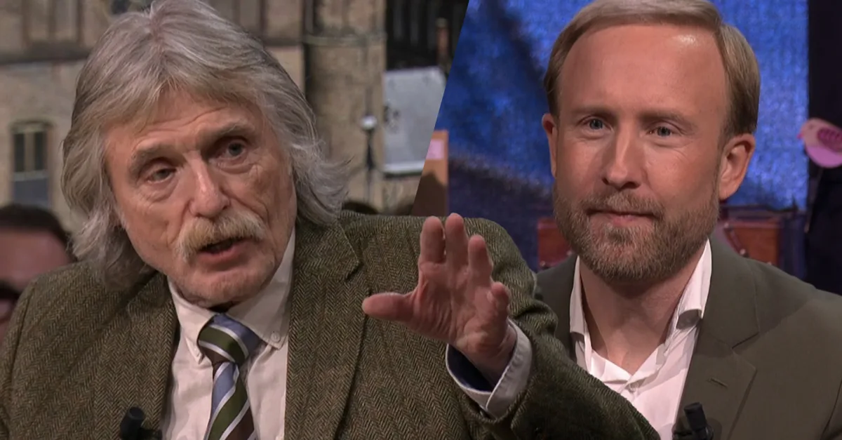 Johan Derksen en Raymond Mens in discussie over verbouwing Binnenhof: 'Ben ik niet met je eens!'